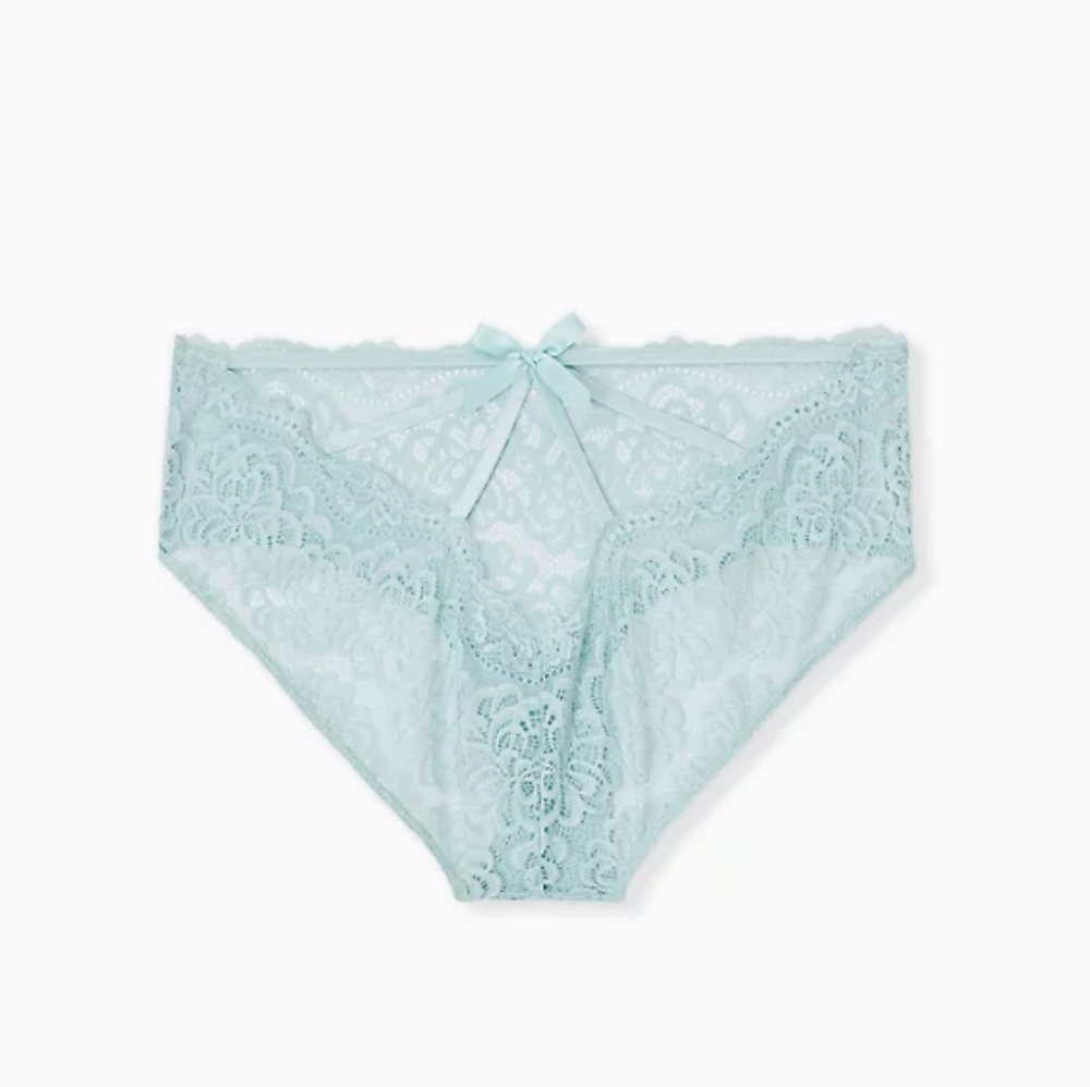 NWT Torrid Size 1 Harbor Grey Cage Panty